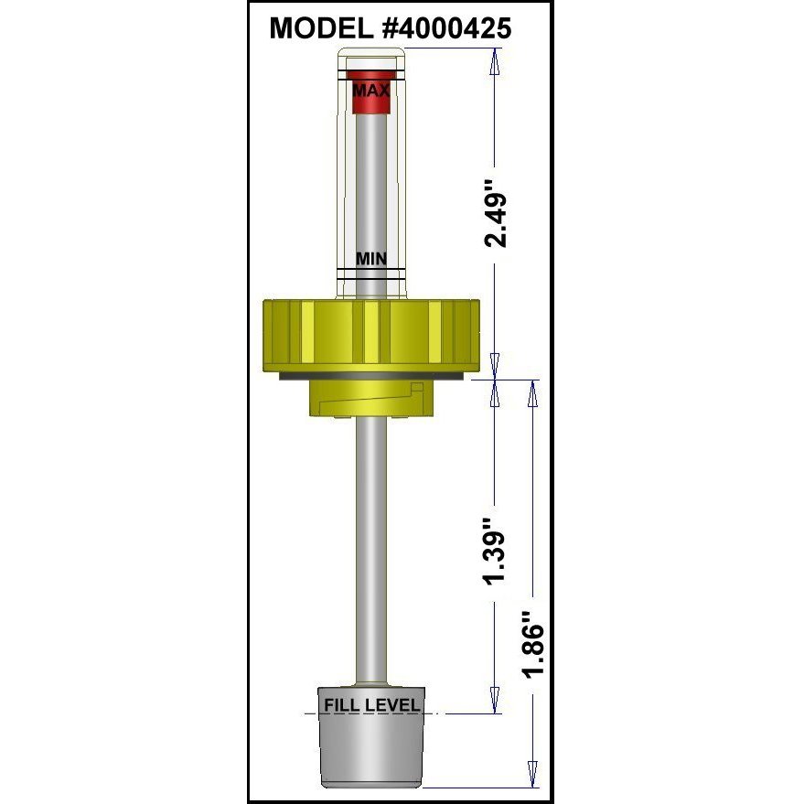 Tubular Battery Water Level Indicator