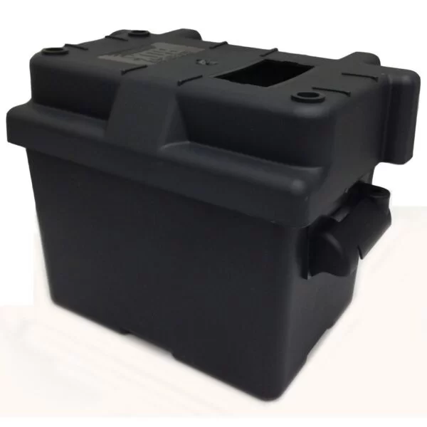 Group U1 Black Plastic Battery Box