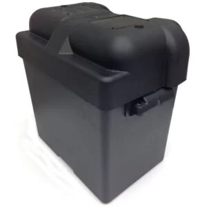 6 Volt Black Plastic Battery Box