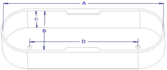 Battery terminal shroud dimensions