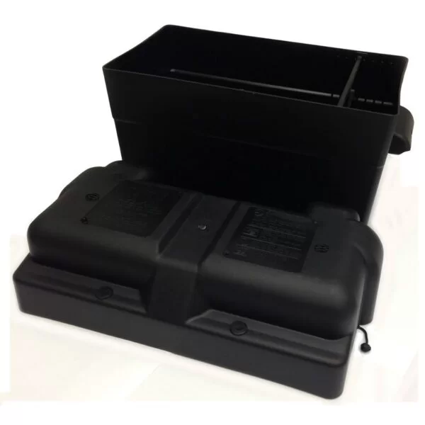 Black Plastic Adjustable Battery Box | Group 24-27-29-31