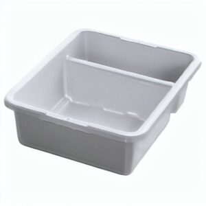 7 " Gray Divided Bus Tub