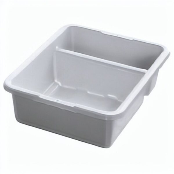 Gray 7" Tall Divided Bus Tub