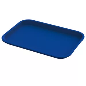 Bar Lux Rectangle Black Plastic Serving Tray - Non-Slip - 18 inch x 14 inch - 1 Count Box, Size: 14x18