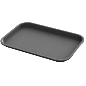 Gray Plastic Serving Tray | Size 14" x 18"