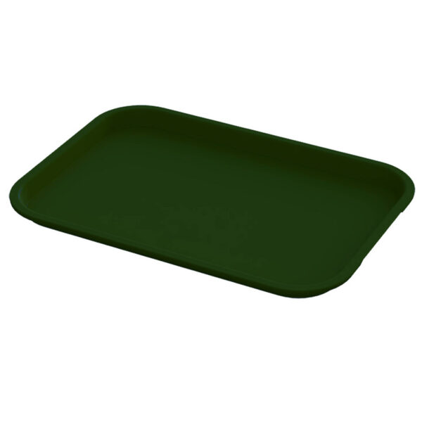 Green Plastic Serving Tray | Size 14" x 18"
