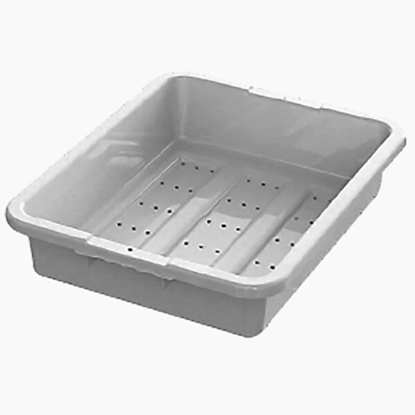 White Perforated Bus Tub