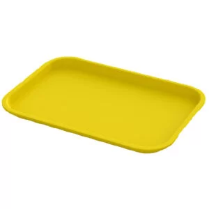 Yellow Plastic Serving Trays 10x14