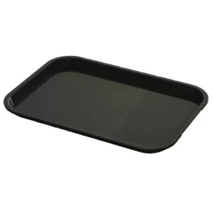 Black Fast Food Serving Tray Size 14" x 18"
