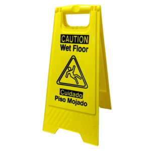 Yellow Wet Floor Sign