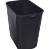 14 Quart Small Wastebasket end iso view