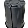 32-Gallon Trash Can With Recessed Handles bottom view