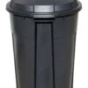 32-Gallon Trash Can With Recessed Handles side view