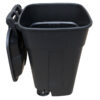 45-Gallon Trash Can right side view with open lid