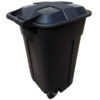 45-Gallon Trash Can right rear side view