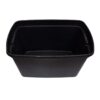 20 Gallon Black Storage Tote Bin top view