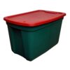 20 Gallon Christmas Storage Tote iso view