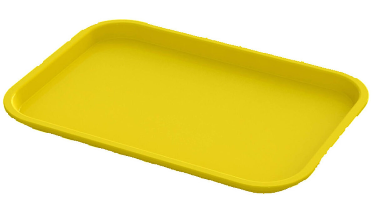 New Star Foodservice 24364 Blue Plastic Fast Food Tray, 10 by 14 Inch